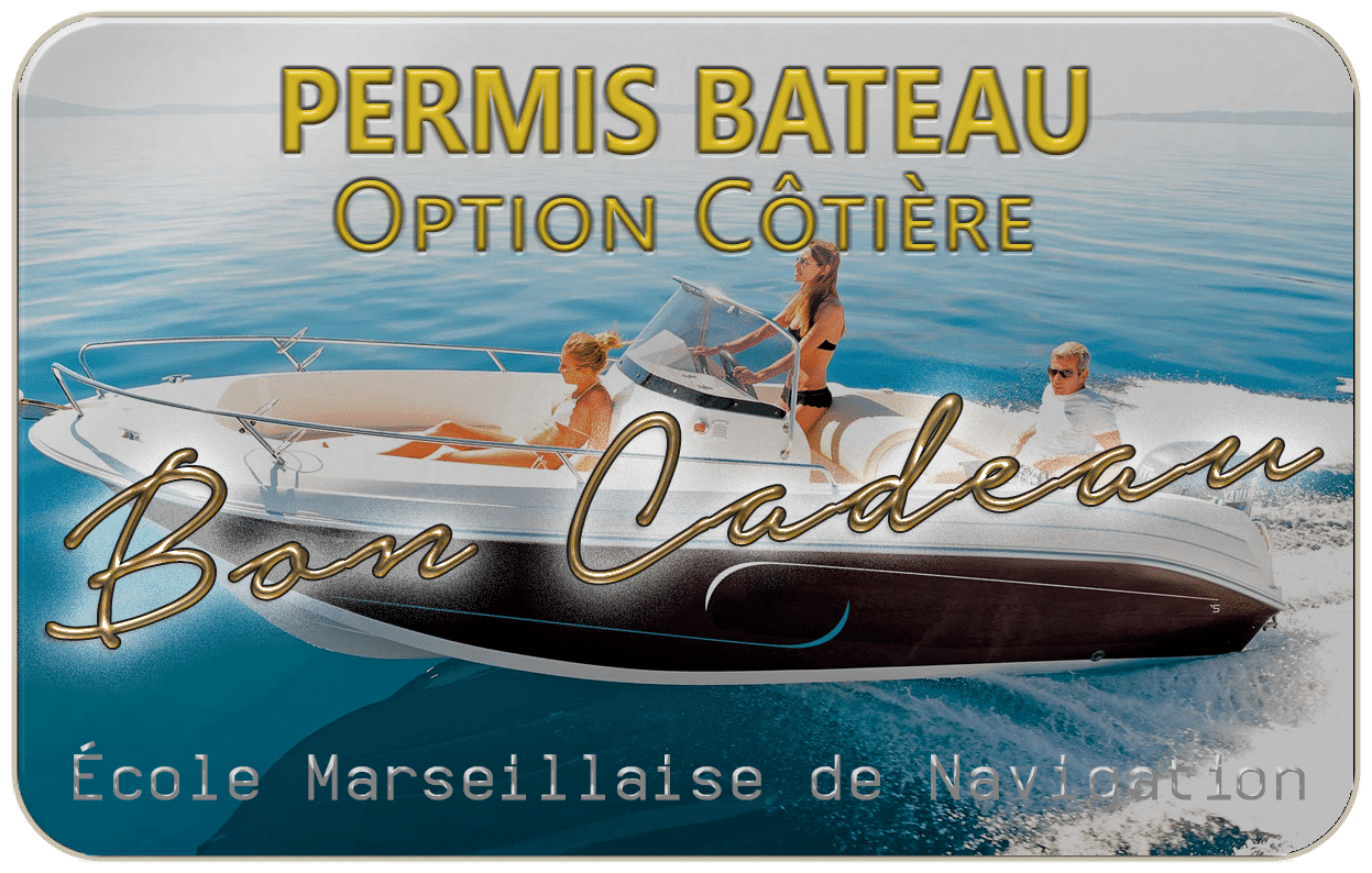 Bon cadeau PERMIS BATEAU OPTION CÔTIÈRE jusqu’à 6 milles - ÉCOLE